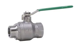 Gewinde-Kugelhahn Edelstahl 835.1- 1 1/2" IG/AG Hebelgriff PN25