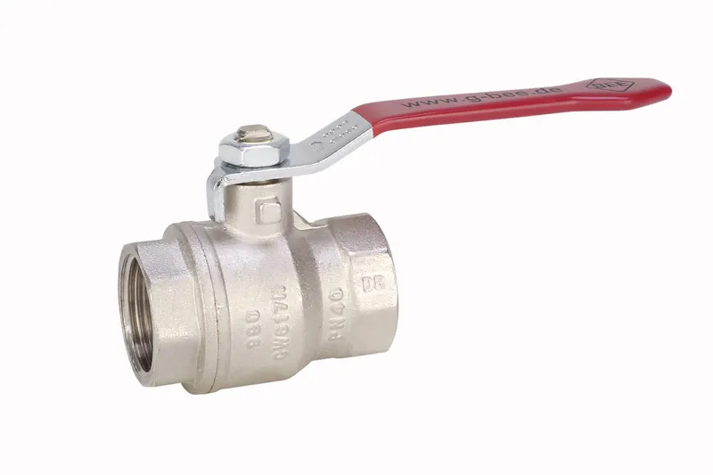Gewinde-Kugelhahn Messing 990.0- 1 1/4" IG/IG Hebelgriff PN40