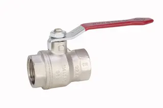 Gewinde-Kugelhahn Messing 990.0- 1 1/4" IG/IG Hebelgriff PN40