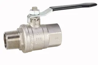 Gewinde-Kugelhahn Messing 933.1-4" IG/AG Hebelgriff PN14