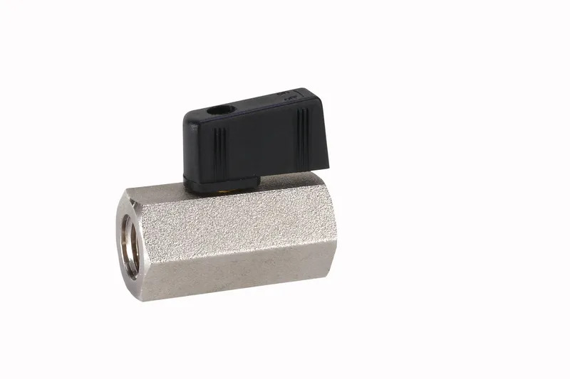 Mini-Kugelhahn Messing 93500-1/4" IG/IG PN30