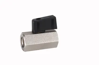 Mini-Kugelhahn Messing 93500-1/4" IG/IG PN30