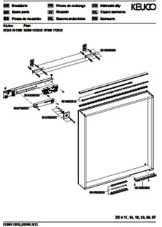 Keuco Lichtspiegel Plan 07898, Spiegelheiz. silber-gebeizt-eloxiert, 650x700x105 mm – Bild 3