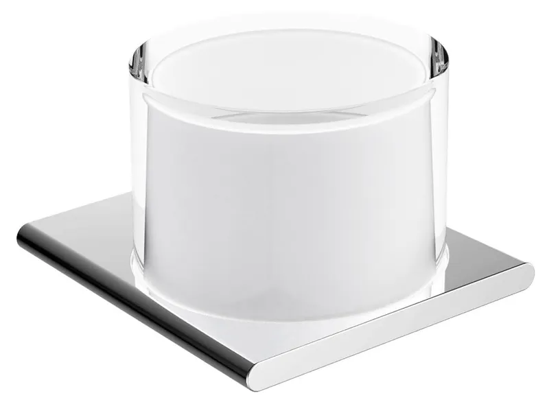 Keuco Lotionspender Edition 400 11552, kpl. Echtkristall-Glas, Nickel gebürstet