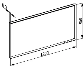 Keuco LS R. Lumos 14598, Spiegelheizung,silb-elox.,1200x650x60mm – Bild 3