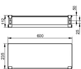 Keuco Handtuchablage Plan 14975, ESG Glas, verchromt – Bild 2