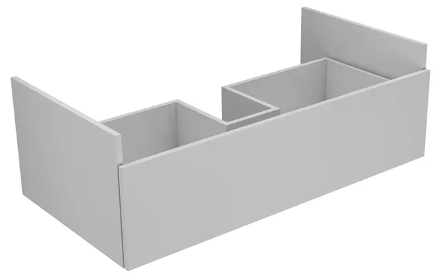 Keuco Unterbauschrank Edition 400 31451, mit Ausschnitt,weiß HG/weiß HG