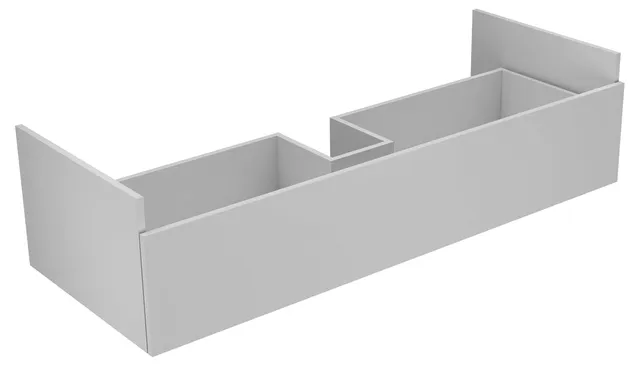 Keuco Unterbauschrank Edition 400 31461, mit Ausschnitt,weiß HG/weiß HG