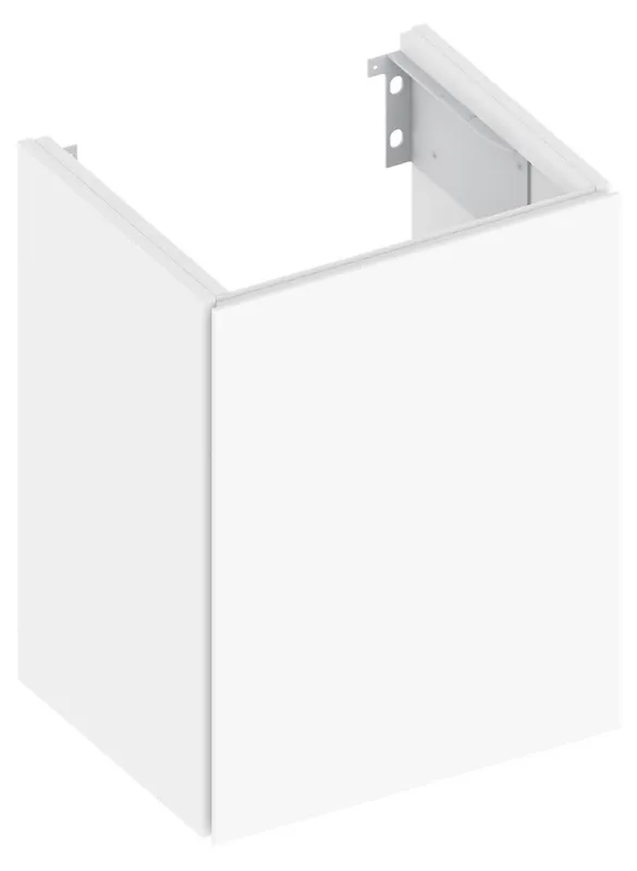 Keuco WTU X-Line 33122, 1-trg.,Anschl.,li., inox/Glas inox, 460x605x380mm
