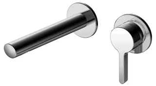 KE EHM-WT-Mischer UP Edition 400 51516, Wandm., Ausl. 243 mm, Nickel geb.