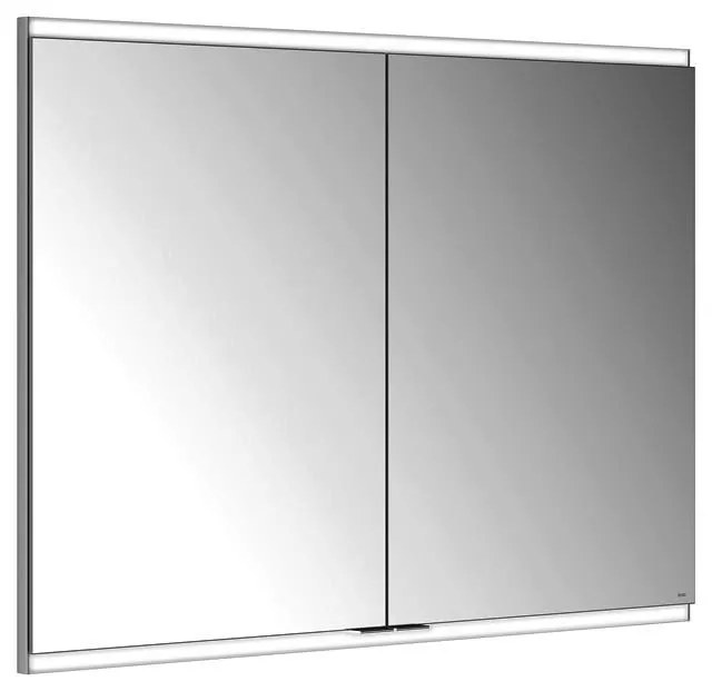 Keuco Royal Modular 2.0 SPS, bel. 80021, Einb,1Steckd/USB,sb-elox,1000x700x160mm