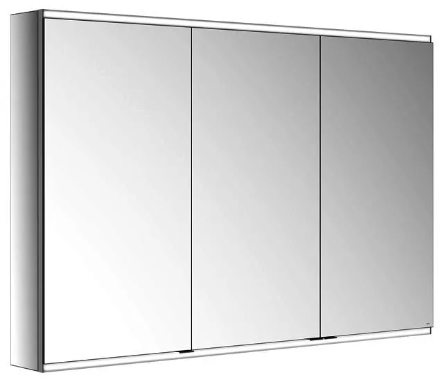 Keuco Royal Modular 2.0 SPS, bel. 80031, Vorb,2Steckd,sb-elox,1400x900x160mm
