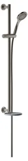 Keuco Brause-Set IXMO 59587, mit Ablage weiß, rund, Edelstahl-finish