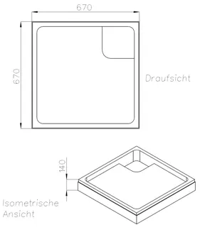 SD Wt IS Ultra Flat 700x700x47 – Bild 2