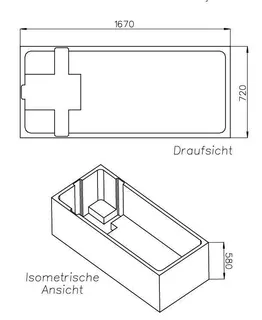SD Wt BetteComodo 1700x750 Abl. links, rechts, FE – Bild 2