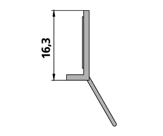 Kermi 4111 2x Dichtleiste Länge: 500 mm – Bild 2