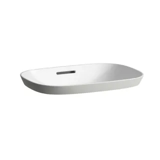 Laufen Einbau-Waschtisch von oben INO 365x500x150 ohne Hahnloch mit Überlauf weiß