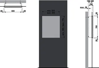 Laufen Einbaurahmenset FRAME 25 passend zu SPS H 40840 1/2 – Bild 2