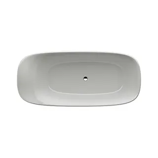 Laufen freistehende Badewanne INO 800x1800x520 Sentec (Mineralgusswerkstoff) weiß – Bild 2