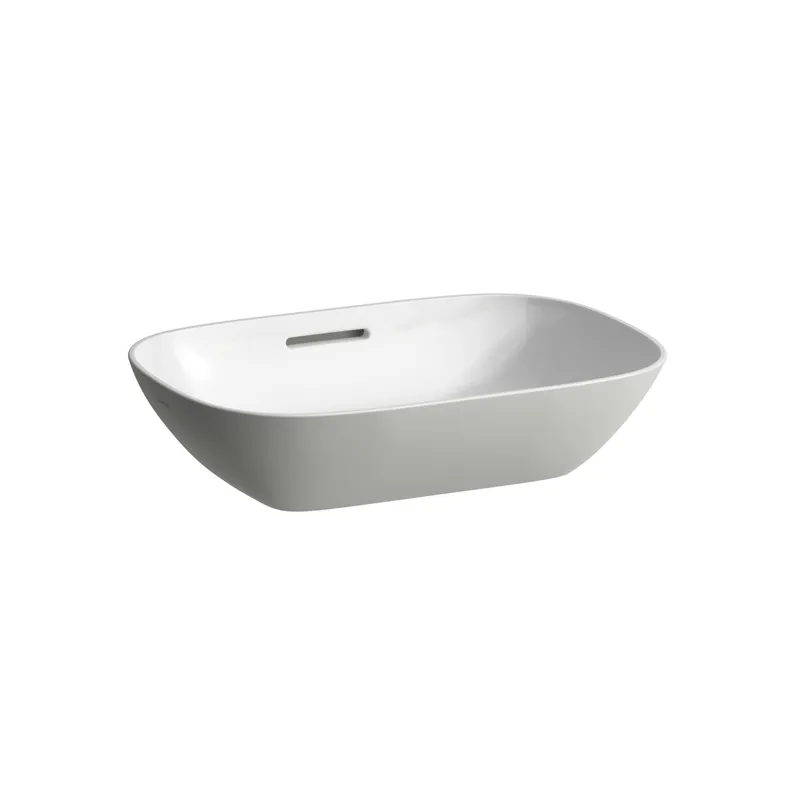 Laufen Waschtisch-Schale INO 350x500x145 ohne Hahnloch mit Überlauf LCC weiß