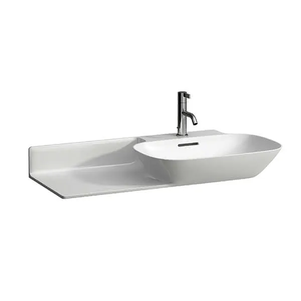 Laufen Waschtisch INO 450x900x145 1 Hahnloch mit Überlauf Ablg. links weiß