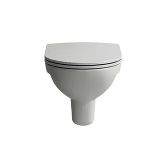 Laufen T-WC wandh. PRO 530x360 spülrandlos offene Befestigung LCC weiß – Bild 3