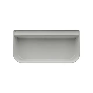 Laufen Badewanne SONAR 815x1600x535 aus Sentec mit Hahnlöchern weiß – Bild 2