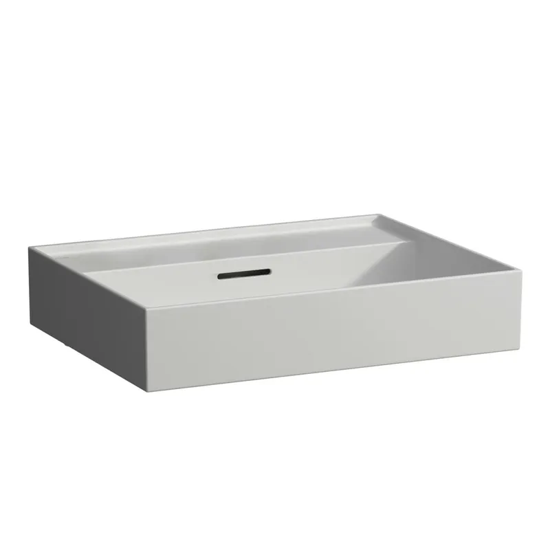 Aufsatz-Waschtisch K-LAUFEN 460x600x145 ohne Hahnloch mit Überlauf weiß matt