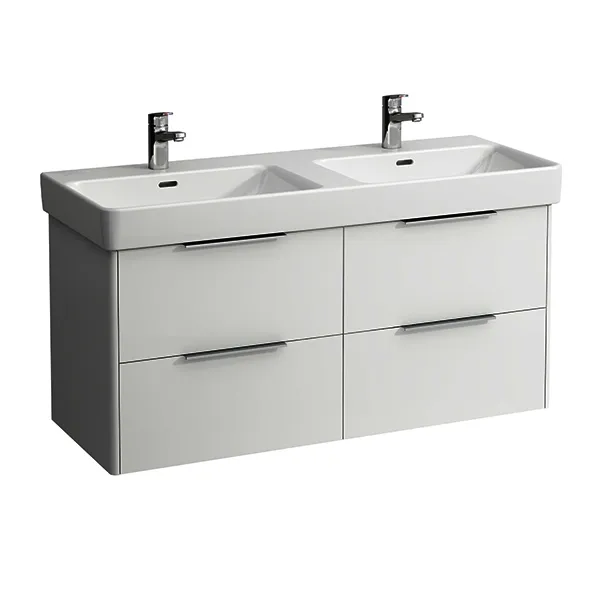 Laufen WTU BASE 438x1159x515 4 Schubl m.Griff f.WT H814966 weiß matt