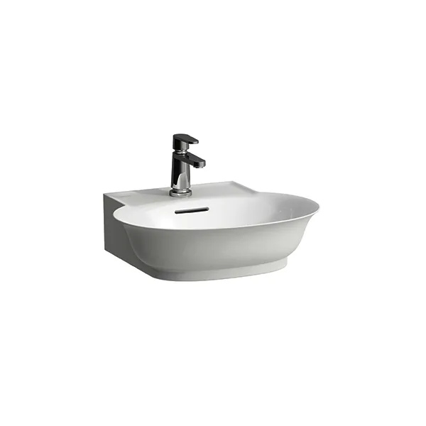 Laufen Aufsatz-HWB THENEWCLASSIC 450x500x170 1 Hahnloch mit Überlauf weiß