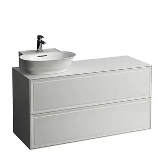 Laufen WTU THE NEW CLASSIC 457x1177x600 Aus links 2Schubl P/P f.WT H816852 weiß lack