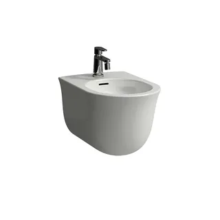 LF Wandbidet THE NEW CLASSIC 530x370 1 Hl. o. seitl. Loch f. Wasserans weiß