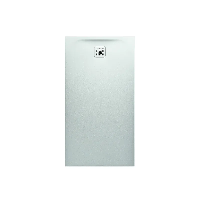 Laufen Duschwanne PRO 800x1500x42 Marbond Ablauf kurze Seite hellgrau
