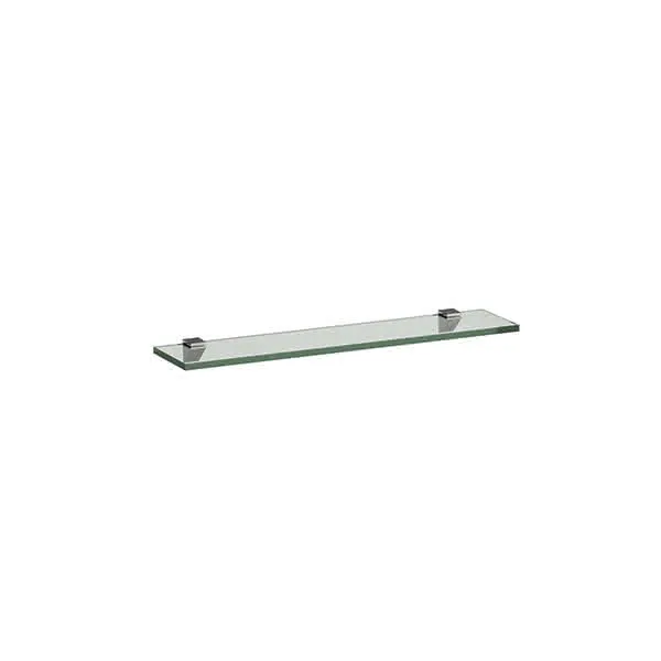 Laufen Glasablage FRAME 25 120x550x10 mit 2 Wandbefestigungen silbereloxiert