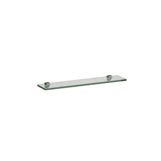Laufen Glasablage FRAME 25 120x550x10 mit 2 Wandbefestigungen silbereloxiert