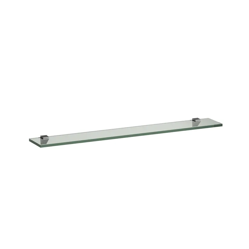 Laufen Glasablage FRAME 25 120x800x10 mit 2 Wandbefestigungen silbereloxiert