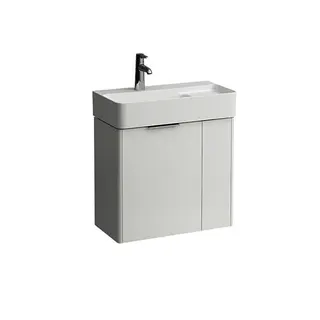 LF WTU BASE 289x584x515 2 Türen m.Griff li f.WT H815285 weiß matt