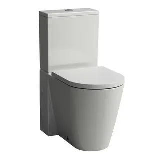 Tiefspül-WCKombi K-LAUFEN 660x370x430 spülrandlos Abg. waagr./senkr we