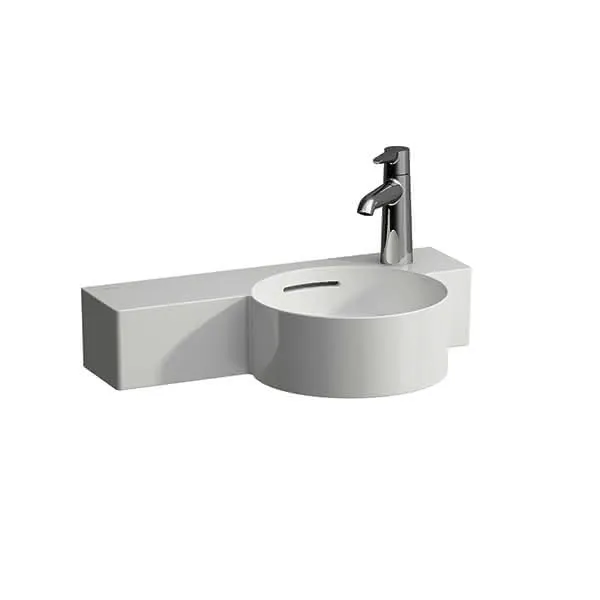 Laufen HWB VAL 315x550x155 1 Hahnloch rechts mit Überlauf Ablg. links weiß