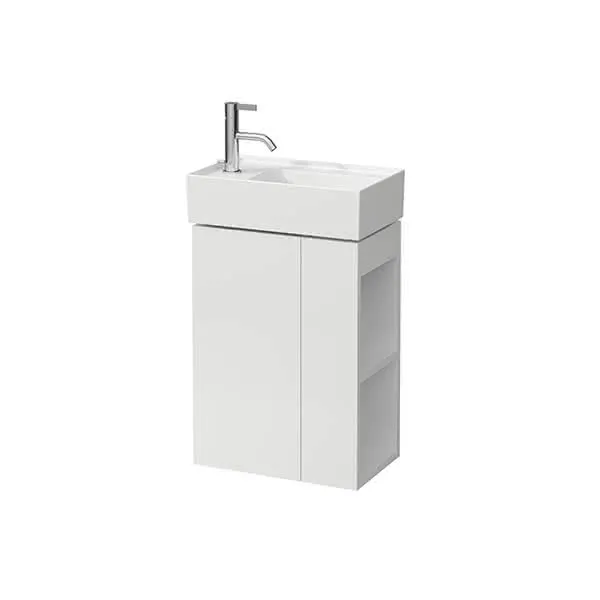 WTU K-LAUFEN 270x440x600 1Tür links Regal rechts P/P f.WT H815335 weiß matt