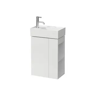 LF WTU K-LAUFEN 270x440x600 1Tür li Regal re P/P f.WT H815335 weiß matt