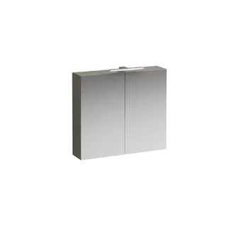 Laufen SPS BASE LED-Bel. horiz. m.Schalter Steckd. 185x800x700 2 Türen ulme hell