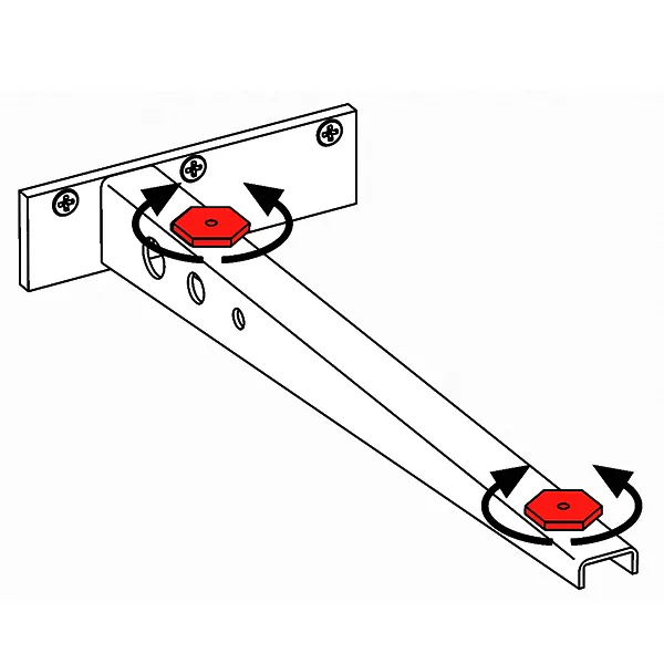 Laufen Befestigungselemente SPACE/BOUTIQUE Platten>1300mm (3Stück) H411090 H411090