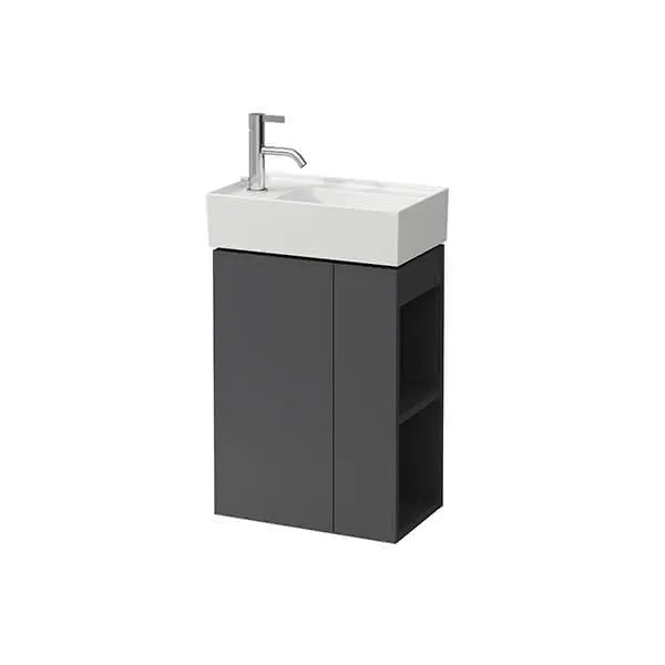 WTU K-LAUFEN 270x440x600 1Tür links Regal rechts P/P f.WT H815335 schiefergrau