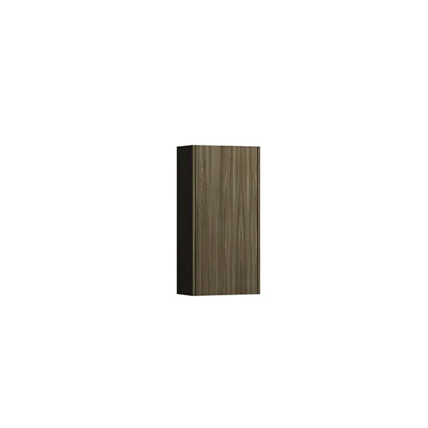 Laufen Halb-HS BASE 185x350x700 1 Tür Scharn. rechts 2 Ablg. Push/Pull ulme hell