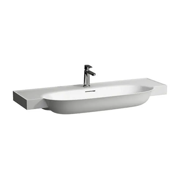 Laufen Waschtisch THE NEW CLASSIC 480x1200x165 1 Hahnloch mit Überlauf weiß