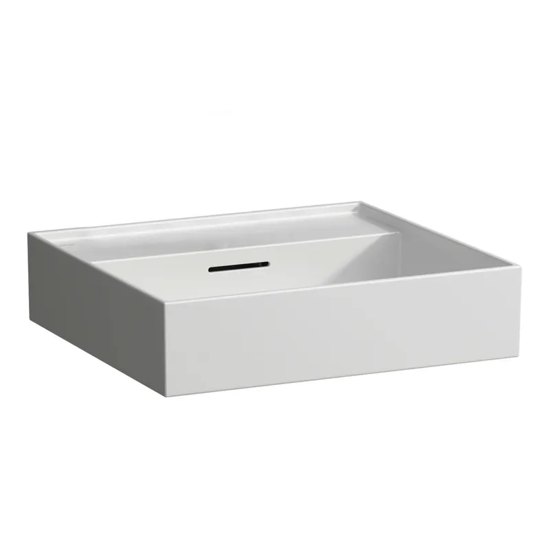 Aufsatz-Waschtisch K-LAUFEN 460x500x145 ohne Hahnloch mit Überlauf weiß