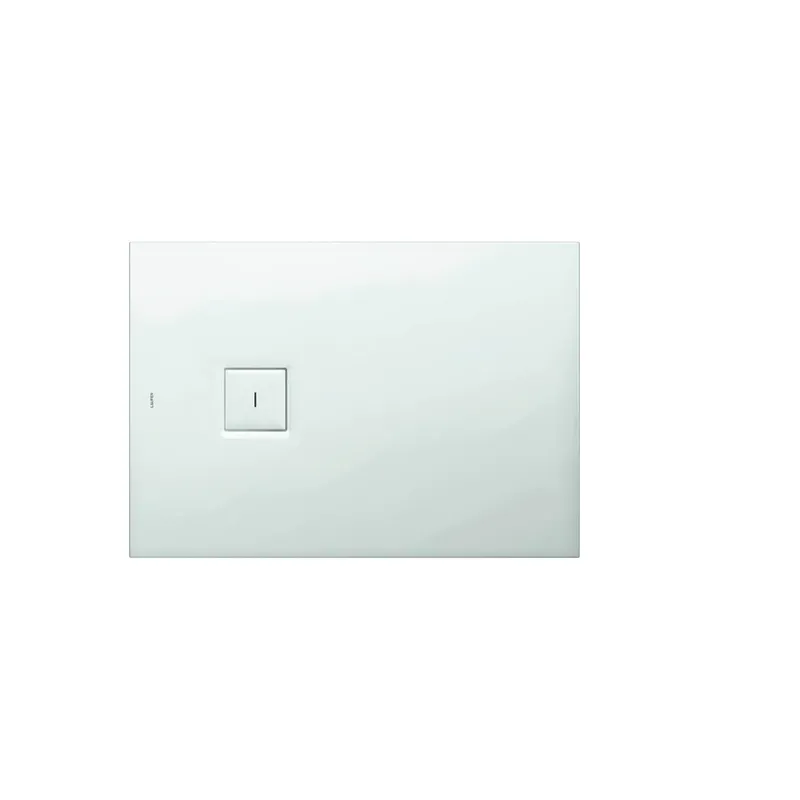 Laufen Duschwanne SOLUTIONS 700x1000x38 Marbond Ablauf kurze Seite weiß