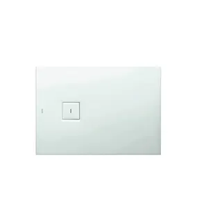 Laufen Duschwanne SOLUTIONS 700x1000x38 Marbond Ablauf kurze Seite weiß