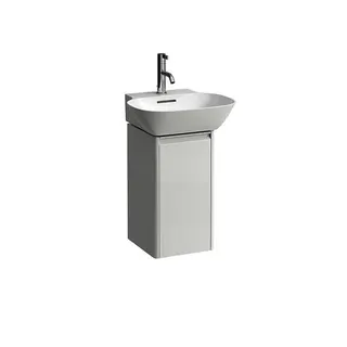 Laufen WTU BASE 296x277x515 1 Tür Scharn. rechts Griff alu. f.WT H815301 weiß matt